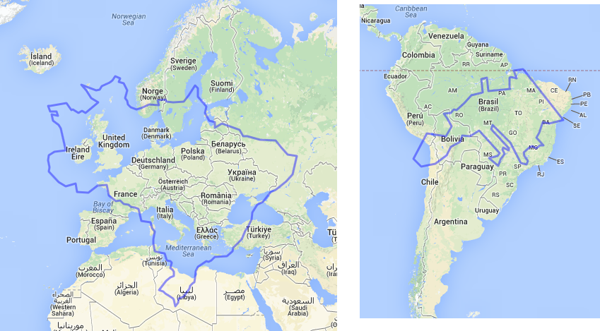 Brazil's size to Europe.png