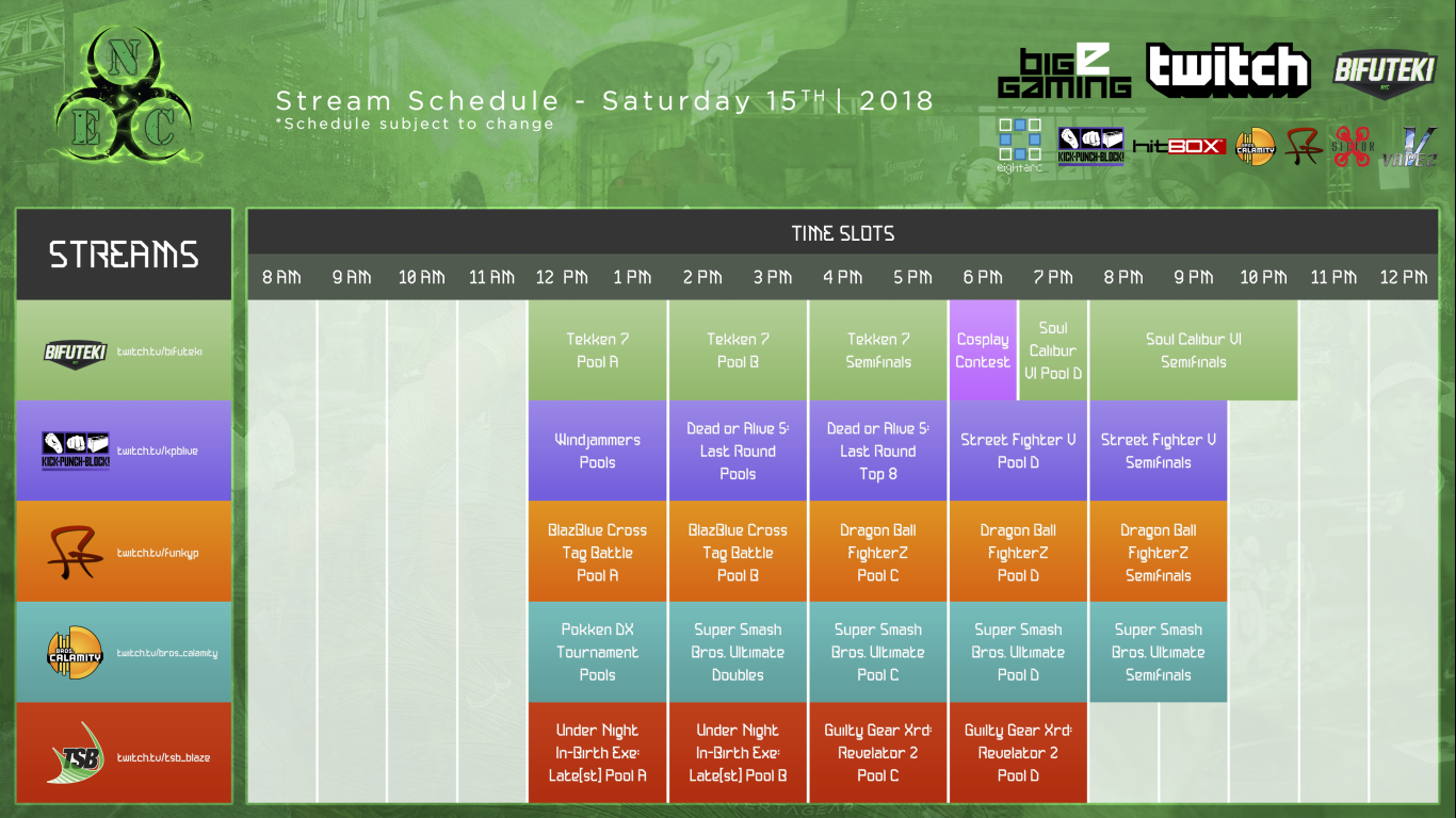 NEC19 Stream Schedule Saturday.png