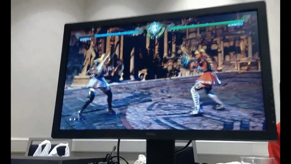 Sophitia DNS B Lethal Hit ~ 3B ~ DNS B KND in Air Combo.gif